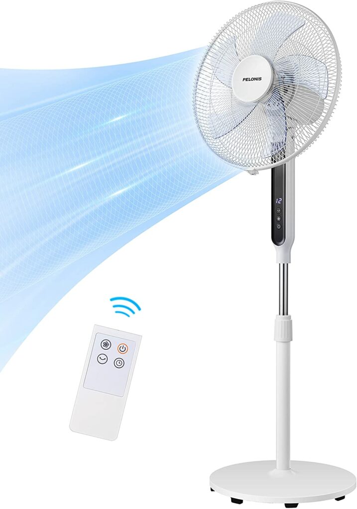 PELONIS Oscillating Pedestal Fan